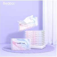Beaba Lucine Milk Essence Moisturized  Facial Tissue 3-Ply 400 sheets (40x10) 云霓牛奶精华加湿柔纸巾