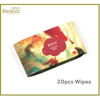 BEABA 80g Super Thick Baby Wipes Bigfish Begonia Mini Pack -1Pack of 20 Wipes 大鱼海棠超厚湿巾