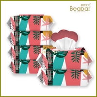Beaba Thick & Soft Baby Wipes Jungle Rhapsody Series - 6Packs 480pcs (80x6) 丛林加厚柔湿巾