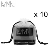 Damah Dark Magic Bamboo-Charcoal Cotton Facial  Disposable Towels 10Rolls (50pcs x 10)
