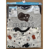 Elfindoll 100% Cotton Baby Girl Onesie 2 Pack Size 50-60cm 连体衣