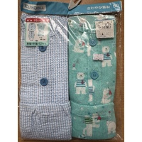 ElfinDoll Baby Pajamas (2 Tops + Pants + Shorts) 2 Set Size 80cm (Bear) 西松屋睡衣套装