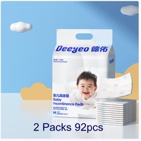 Deeyeo Silver Series Disposable Bed Urine Pads (Mats) Size M 2Packs 96pcs (M46x2)