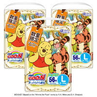 Goo.N Disney Pants Jumbo Pack Size L 1Carton 168pcs (L56x3) 9-14KG 大王迪士尼