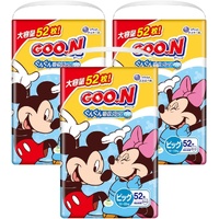 Goo.N Disney Pants Giant Pack Size XL 1Carton 156pcs (XL52x3) 12-22KG 大王迪士尼 增量