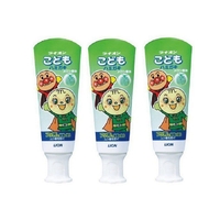 Lion Anpanman Kids Swallowable Toothpaste 3Packs 120g (40gx3) Melon