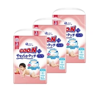 Goo.N Plus Nappy Pants for Sensitive Skin Size M 1Carton 156pcs (M52x3) 6-12KG