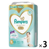 Pampers Premium Pants Jumbo Pack Size M 1Carton 186pcs (M62x3) 6-11KG -NEW VERSION