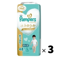 Pampers Premium Nappies Size L 1Carton 144pcs  (L48X3) 9-14KG- NEWEST VERSION 最新版