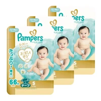 Pampers Premium Nappies Size S 3Packs 198pcs (S66x3) 4-8kg NEW VERSION 