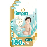 Pampers Premium Nappies Giant Pack Size M 1Carton 180pcs  (M60x3) 6-11kg 