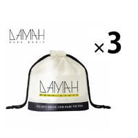 Damah Dark Magic Soy Fabric Cotton Facial Towels (Disposable) 260g -3Rolls (大豆纤维棉柔巾)