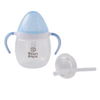 Smart Angel Baby Sip & Straw 2 Way Cup 300ml (Blue) 5 months+