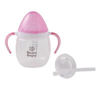 Smart Angel Baby Sip & Straw 2 Way Cup 300ml (Pink) 5 months+