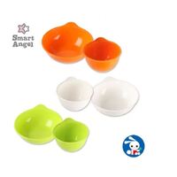 Smart Angel Baby Cup & Bowl 6-Piece Set (Green) 西松屋辅食碗6件