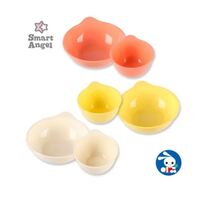 Smart Angel Baby Cup & Bowl 6-Piece Set (Salmon Pink) 西松屋辅食碗6件