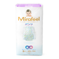 Mirafeel Premium Pants with Adjustable Waistband Size S 48PK (4-8KG) 腰围可调式拉拉裤