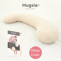 Hugsie BABY Maternity 100% Organic Cotton Pillow Cover -Orange Strips 孕婦美國棉枕套【線條桔】