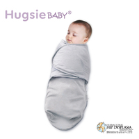 Hugsie BABY Silent Kangaroo Swaddle For Baby 0-4 months (3-6.85kg) Grey -靜音袋鼠包巾【灰色】