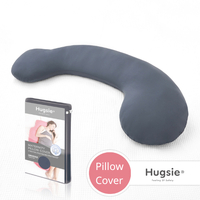 Hugsie BABY Maternity Cooling Touch Pillow Cover -Gary Black 孕婦接觸涼感型枕套【冽黑】