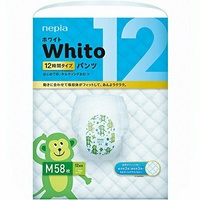 Nepia Whito Premium Pants 12Hours Size M 58PK (7-10KG)