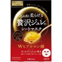 Utena Premium Puresa Golden Jelly Hyaluronic Acid Mask (3 Sheets) Red