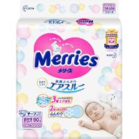 Merries Nappies Newborn 90PK (Up to 5KG)  