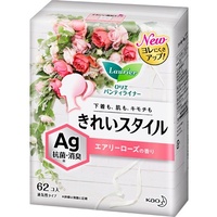 Laurier Ag+ Deodorant Sweet Rose Panty Liners 62pcs