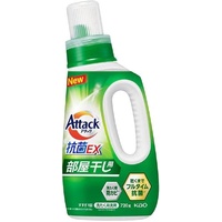 Attack Antibacterial EX & Powerful Deodorizing Laundry Detergent Liquid for Indoor 720g