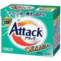 Kao Attack Super Active Bio-Enzyme Power Laundry Detergent Powder 850g  