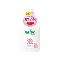 Kracie Naive Foaming Body Wash 500ml (Peach)