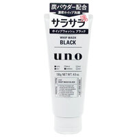 Shiseido Uno Men Black Whip Face Wash 130g