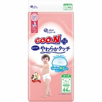 Goo.N Plus Nappies for Sensitive Skin Size L 44 Pack (9-14KG) 