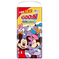 Goo.N Disney Pants Giant Pack Size XXL 36PK (13-25KG) 大王迪士尼
