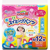 Goo.N Baby Swim Pants Size M 12PK (6-11KG) -Girl
