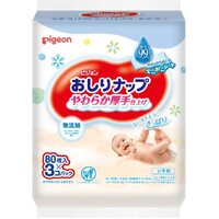 Pigeon Soft & Thick 99% Pure Water Baby Wipes 240pcs (80x3)