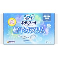 Unicharm Sofy Body Fit Slim Day Pads Without Wings 17.5cm 38pcs