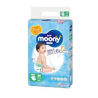 Moony Nappies Bonus Pack Size M 58PK  (6-11KG)- NEW VERSION 增量