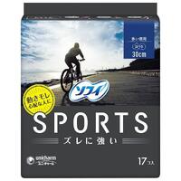 Unicharm Sofy Sports Night Pads With Wings 30cm 17pcs