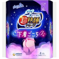 Unicharm Sofy 2-in-1 Overnight Sanitary Pants Size XL 4pcs (超熟睡内裤式卫生巾)