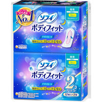 Unicharm Sofy Body Fit Super Night Pads Without Wings 26cm 24pcs (12x2)