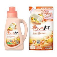 Top Long-Lasting Fragrance Sweet Harmony Laundry Detergent with Fabric Softener 850g + Refill 500g