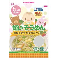KANESU Baby Unsalted Noodles With Vegetable Powder 80g (5m+)无鹽嬰兒蔬菜麵