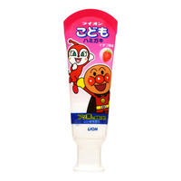 Lion Anpanman Kids Swallowable Toothpaste 40g (Strawberry) 