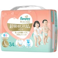 Pampers Premium Pants Super Absorbent Size L 34PK (9-14KG)  一级帮超吸收