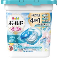 P&G Bold Laundry Detergent Capsules, Gel Balls, 4-in-1, Refreshing Hisama & Fresh Savon Scentn 11pcs  (Sky Blue) 