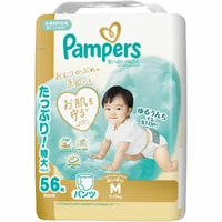 Pampers Premium Nappy Pants Size M 56 Pack (5-10kg) 