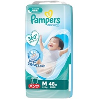 Pampers Breathable Plus Nappy Pants Size M 48 Pack (5-12KG) NEW VERSION 