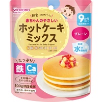Wakodo Original Pancake Mix 100g (9m+) 原味加钙加铁松饼粉