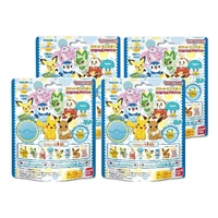Bandai Bath Ball with Toy 4Packs (75gx4)  Pokemon Figure Collection (random one)